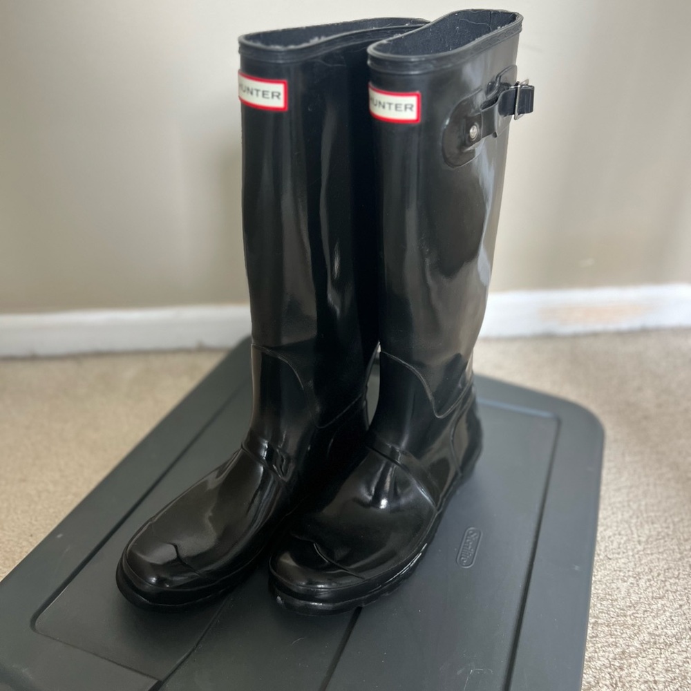 Hunter Classic Black Tall Rainboot